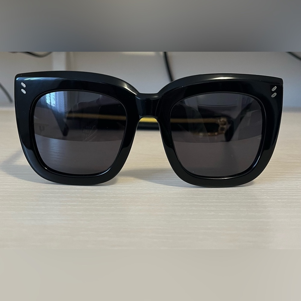 Authentic Stella McCartney 53mm Black Sunglasses